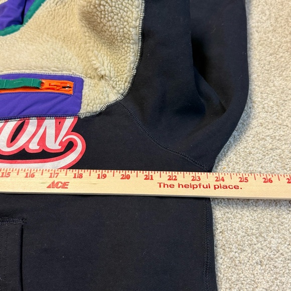 KOLOR BEACON Japan 21AW Fleece‎ Jacket In Beige/Black sz 1 Small - Picture 7 of 8